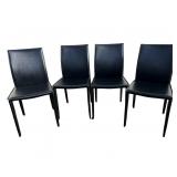 3 FourActonaBlackChairsLikeNew