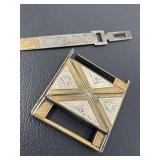 47 AfricanTuaregBrass&SilverLockandKey