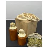 50 Bone&14kGoldThreadsBracelet&Rings