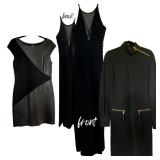 62 ThreeBlackVintageDresses