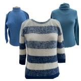 87 100SoftCashmereSweatersinBlue