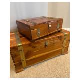 93 TwoCedarStorageBoxes