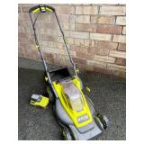 RYOBI ONE HP 18V Brushless 16in Cordless Push Lawn Mower