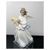 Lladro Spain 6132 “Angel of the Stars” Porcelain Figure Box