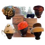 Vintage Ladies Hats & Hat Boxes
