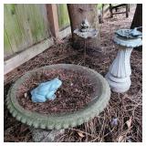 Cement Birdbath Bowl and More