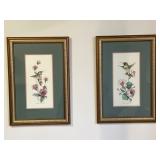 Two Carolyn Shores Wright Bird Prints 1992