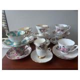 Porcelain Tea Cups & Saucers #2
