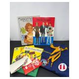 Cub Scout Shirt & Shirley Temple & Ronald Reagan Paper Dolls