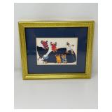 Rie Munoz “Whale Dance” 1981 Print	