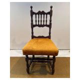 Early Century Italian Banister Back Side Chair