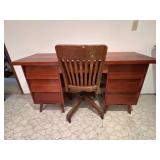 Milwaukee Swivel Wood Office Chair and 1970