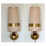Pair MCM Wall Sconces