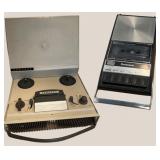 Vintage Concord Reel & Panasonic Cassette Tape Recorders