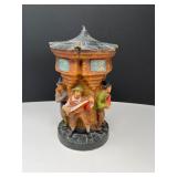 Hand Carved Johann Gunter Musical Band Wax Candle Holder