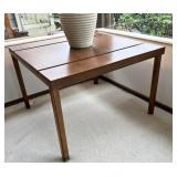 Mid Century Minimalist Wood Side Table