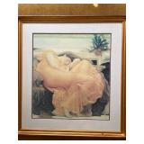 Flaming June by Sir Friedrich Leighton Framed Print