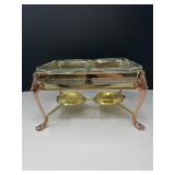 Gold & Copper and Silver Toned Buffet Servers