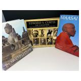  Italian Solid Marble Bookends & Cultural Book Variety