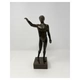 26 BronzeMaleFigureSculptureonMarbleBase