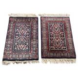 45 PairofHandwovenPersianStyleAccentRugs