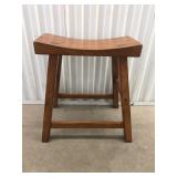 113 PotteryBarnTibetanWoodStool
