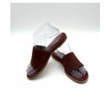 56 ReddishTaupeLeatherSandalsEileenFisher