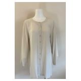 51 IvorySilkTunicShirtEileenFisherNewwTag