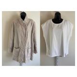 104 LinenJacket&CottonShirtPoetryEileenFisher