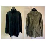 138 Corduroy&ArmyJacketDuoEileenFisherOldNavy