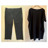 146 ViscoseStretchBlackTunic&PantSetEileenFisher