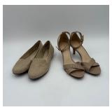 147 Gold&BeigeDuoKellieandKatieAppearNew