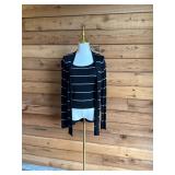 13 CACHEBlackStripedSweaterSetSzS