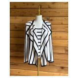 9 STJOHNBlack&WhiteStripedSweaterSetSzS