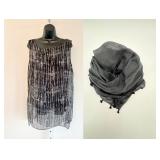 100 Silk&TencelCamisoleFilmyTank&ScarfEileenFisher