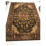 Ethan Allen 9x6 Wool Rug – Antique Style, Handmade in India