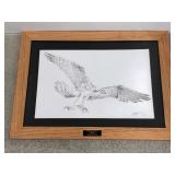 Framed Osprey Lithograph – Signed & Numbered 40/200 Collector Print