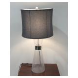 Robert Abbey Penelope Glass Column Table Lamp – 32” Tall
