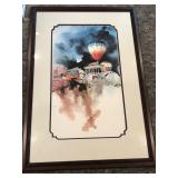 Framed Lithograph Western Art Print – Mesquite TX Centennial 1987