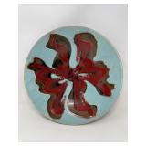 Patten Signed Studio Pottery Wall Hung Art Bowl