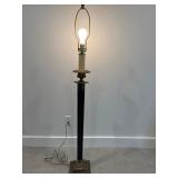 Vintage Hollywood Regency Floor Lamp with Neoclassical Column