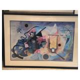 Artist Wassily Kandinsky “Gelb, Rot, Blau” Framed Print