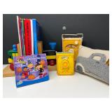 Vintage Fisher-Price Toys, Kids Books, Montgomery Train Bookends