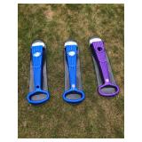 3 Fold-Up LED Light Board Ski Skooters