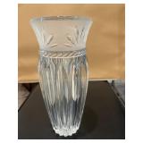 Mid-Century Decorative Cut Crystal Vase