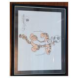 121 WaltDisneyStudiosSignedEmbossedPencilDrawingofTigger