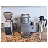 122 KeurigwithFrotherStarbucksGrinderandNissanCarafe