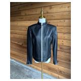 170 STJOHNSportBlackLeatherJacketSzP