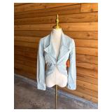 131 TWILL22LightBlueBeadedJacketSzS