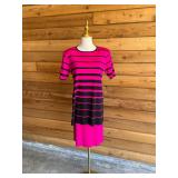 153 MISOOKBlack&PinkSweaterSkirtSetSzS